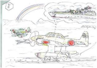 イラスト：晴嵐発着スリップ