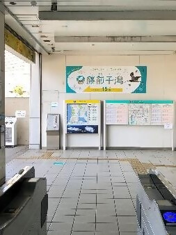 写真：野跡駅の様子