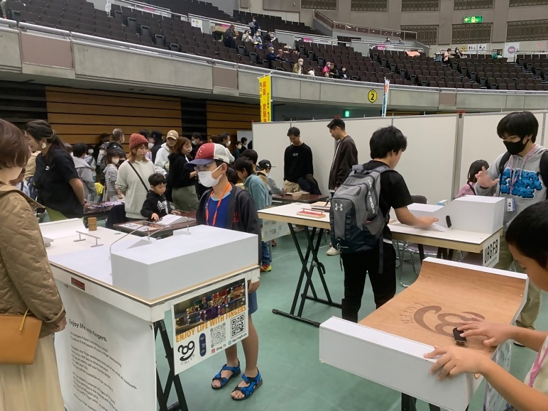 写真:ガイシホールのブースの様子