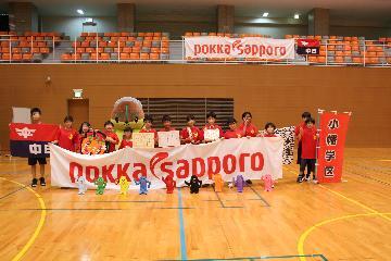 写真:学区対抗ディスクドッヂ大会午後の部優勝小幡学区