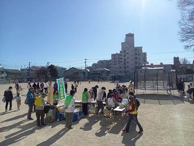 まるっともりやま魅力もりもりDAYの屋外エリアの写真