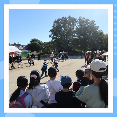 第3回子ども実行委員会にて大森郷祭を見学している写真