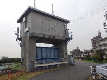 写真：守山排水樋門
