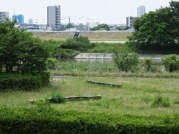 写真：矢田河原鉄炮稽古場跡