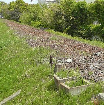 写真：名鉄小牧線跡