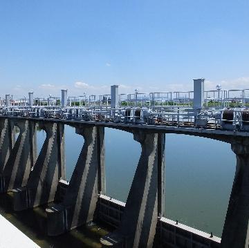 写真：庄内用水頭首工