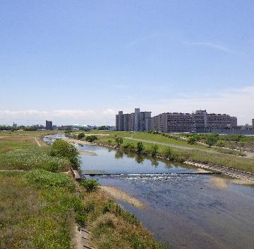 写真：矢田川伏越
