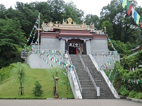 チベット佛教寺院強巴林の写真