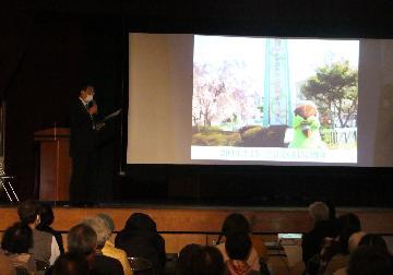 写真:ミニセレモニーの様子