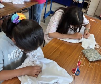 写真：絞り教室