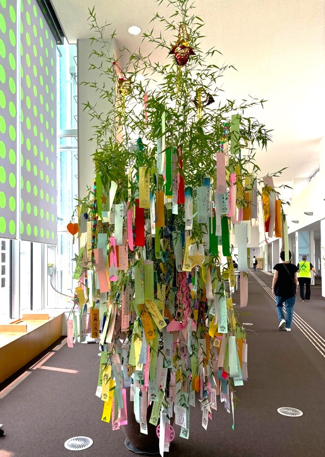 七夕飾りの様子