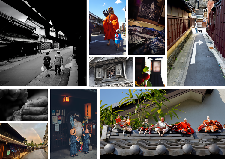 有松(旧東海道有松の街並み)で撮影された写真