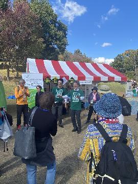 写真:クアオルト研究所代表、チームリーダー、区長のごあいさつ