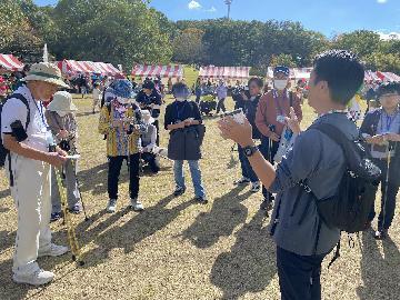 写真:クアオルト研究所から説明