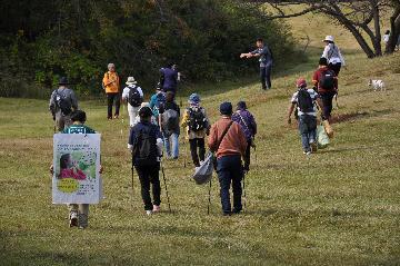 みんなで出発した写真