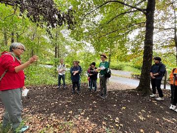 写真:心拍数計測中