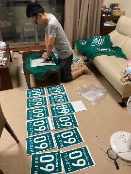 写真：Tシャツ制作風景その1