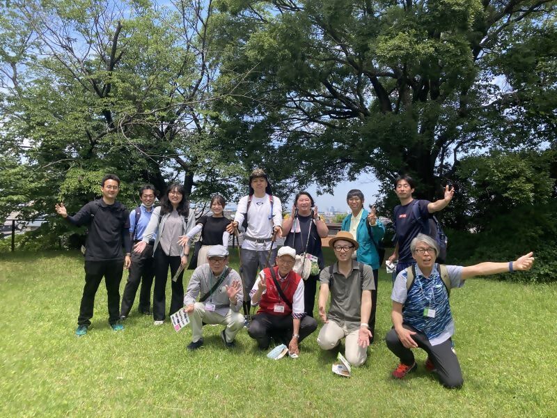 大高城址で集合写真