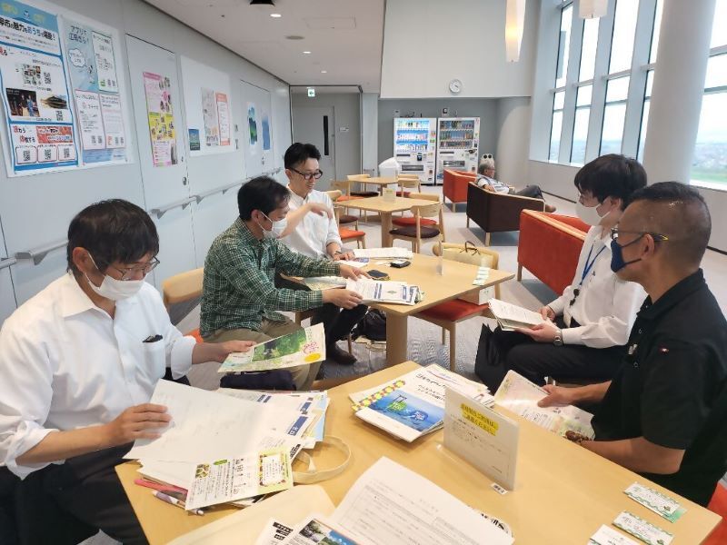 写真：岐阜市さんとの打ち合わせ光景