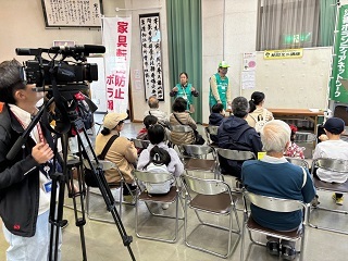 写真:防災ミニ講座の様子