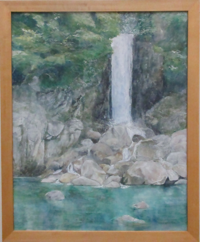 写真:緑区民美術展日本画の部市長賞受賞作品