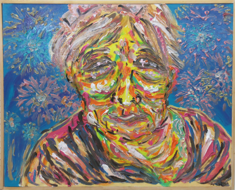 写真:緑区民美術展洋画の部市長賞受賞作品