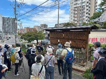 写真：鳴海宿。高札場