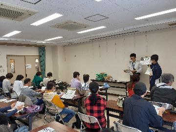 写真：クアオルトの内容と本日のウオーキングコースの説明