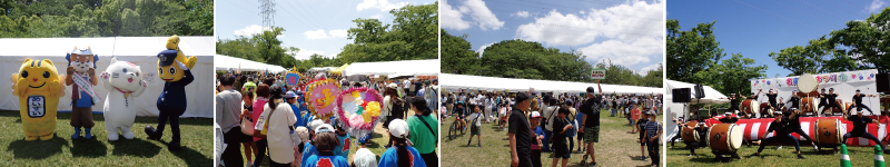 写真：第29回名東区民まつり当日の画像です。