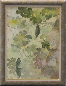 写真：日本画の部　市長賞受賞作品