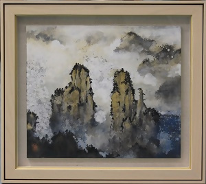 写真：日本画の部　区長賞受賞作品