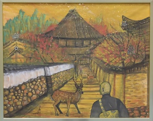 写真：日本画の部　中日賞受賞作品