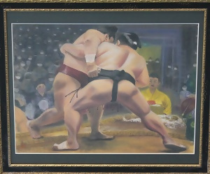 写真：洋画の部　区文化協会長賞受賞作品