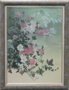 写真：日本画の部　教育委員会賞受賞作品