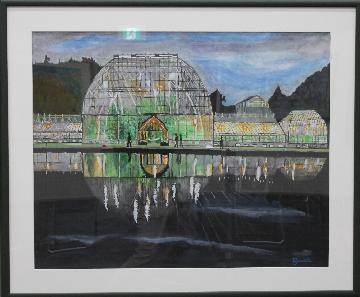 写真：洋画の部　教育委員会賞受賞作品