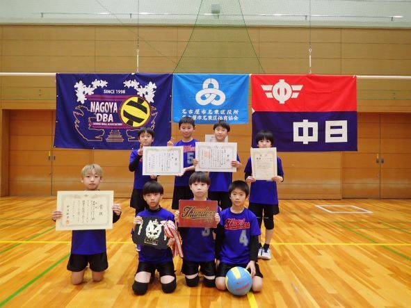 写真:ジュニアの部優勝チーム