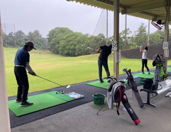 写真:ゴルフ教室の様子