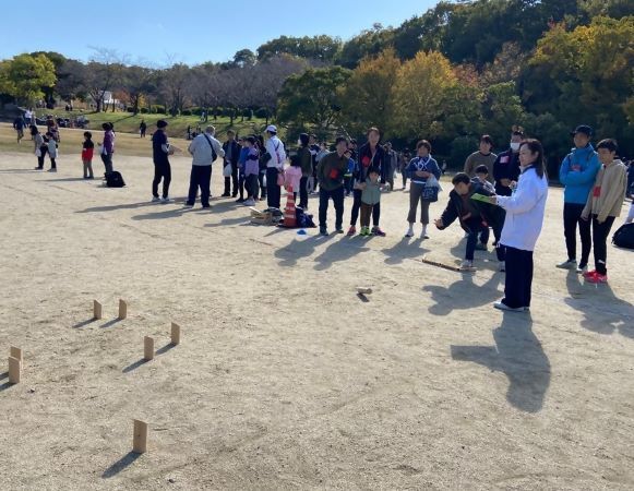 写真：モルック体験会の様子