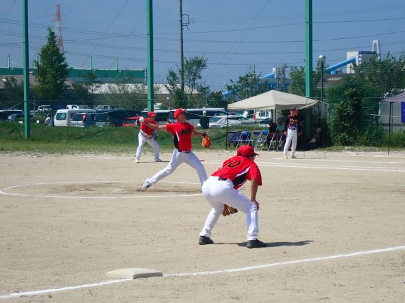 写真：ソフトボール大会（男子の部）の様子