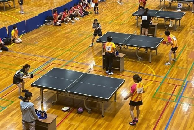 写真：卓球大会（女子の部）の様子