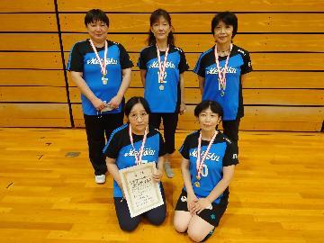 写真:レクリエーションインディアカ(女子の部)準優勝チームの様子