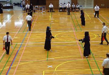 写真:剣道大会の様子