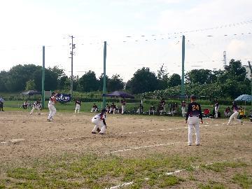 写真:ソフトボール大会(男子の部)の様子