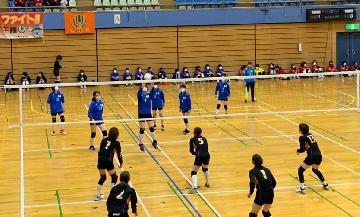 写真:バレーボール大会の様子