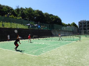 男子の部、試合中の写真