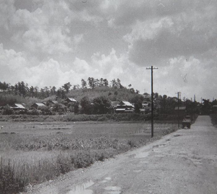 昭和30年代の古川町交差点付近より東方を望む写真