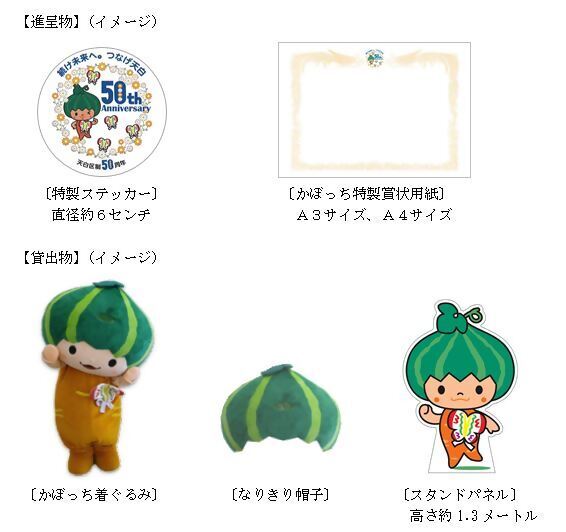 写真：進呈物、貸出物