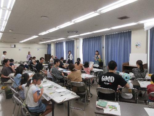 先生がお話している写真