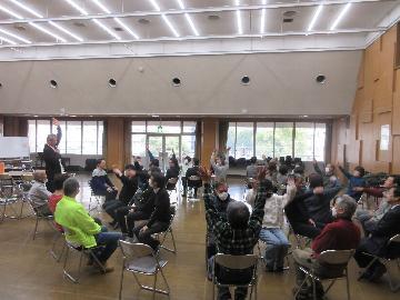 写真：令和6年度天白区コミュニティ交流会　ときほぐし（アイスブレイク）の様子