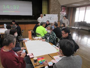 写真：令和6年度天白区コミュニティ交流会　グループワークの様子